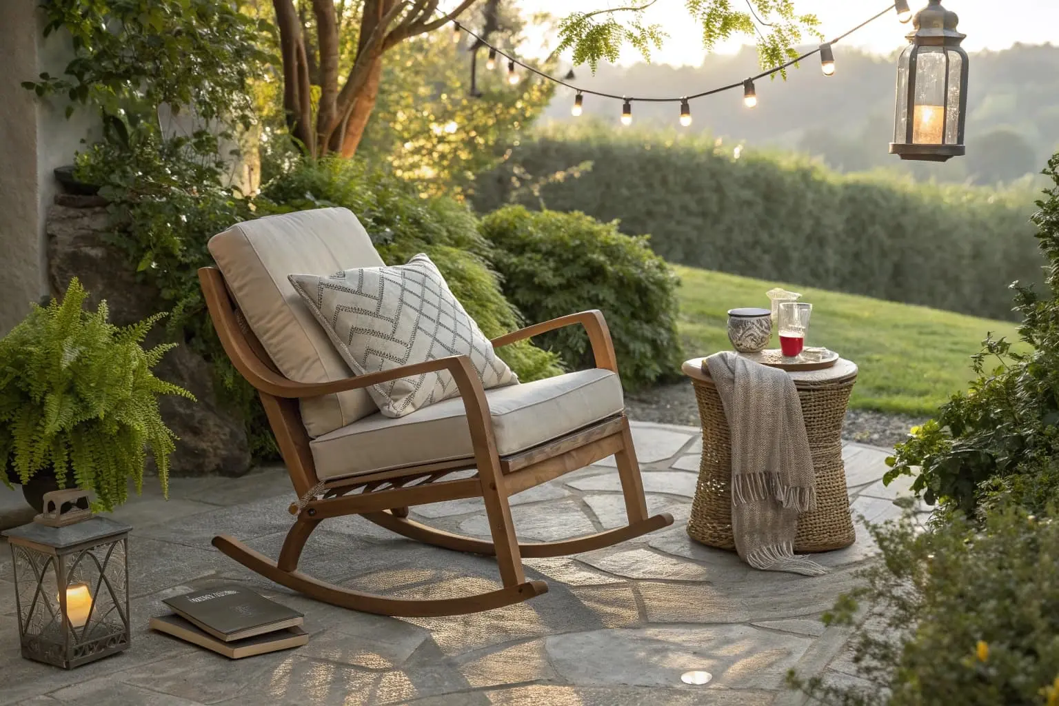garden furniture rocking chair