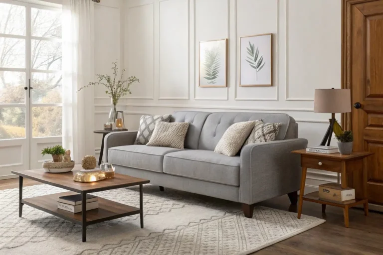 grey settee living room ideas