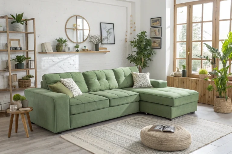 Green Modular Sofa