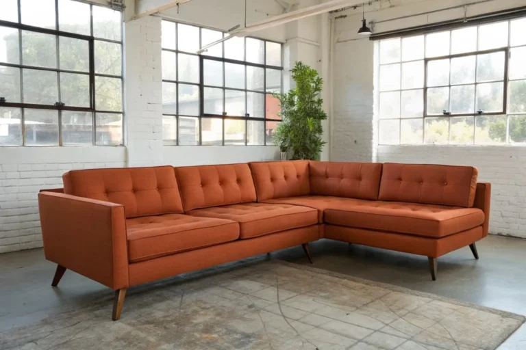 mid century modern sectional
