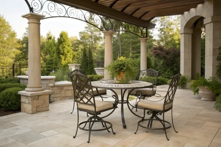 patio furniture wrought iron