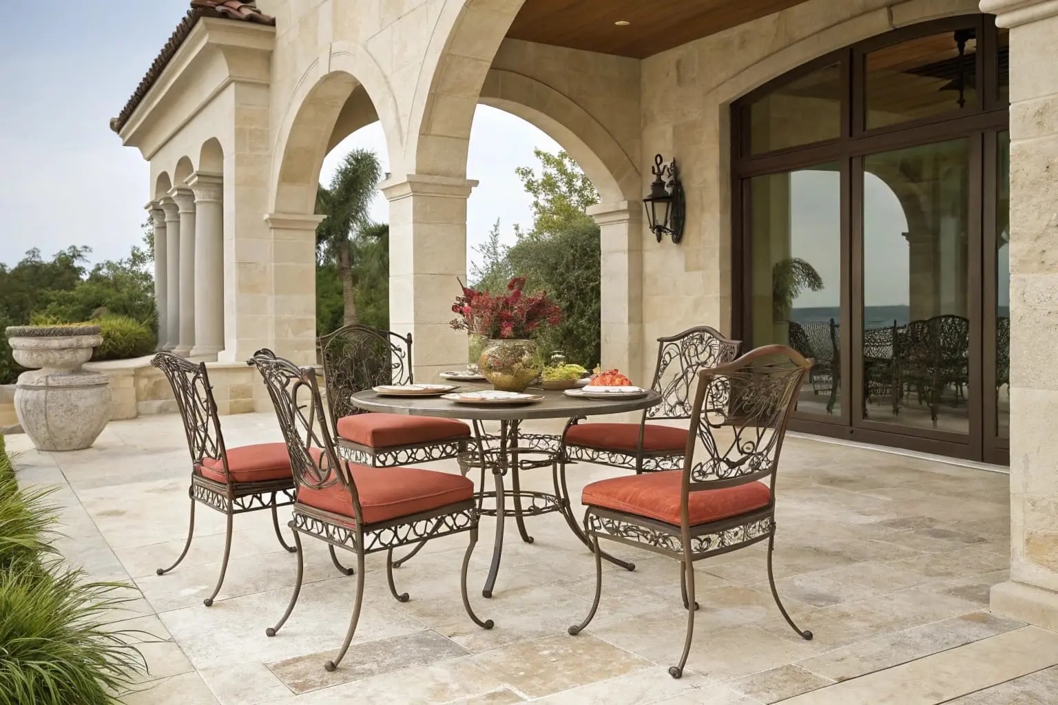 outdoor wrought iron patio furniture