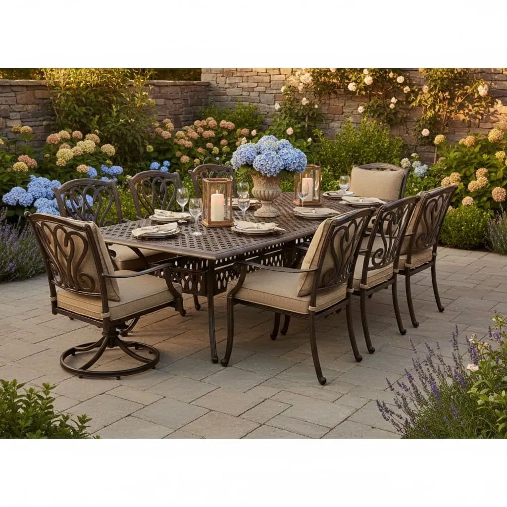 cast aluminum outdoor furniture