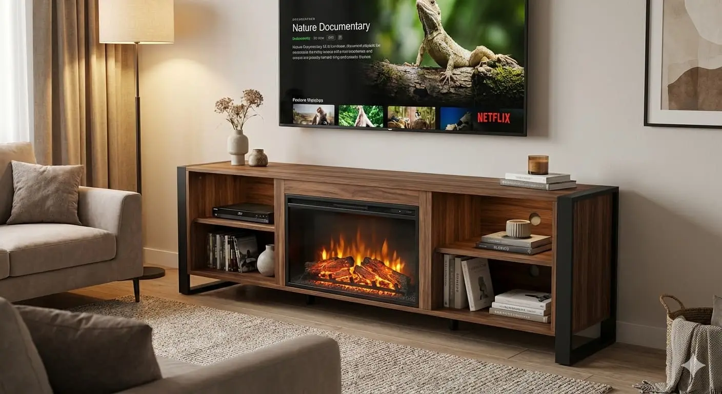 fireplace tv stands