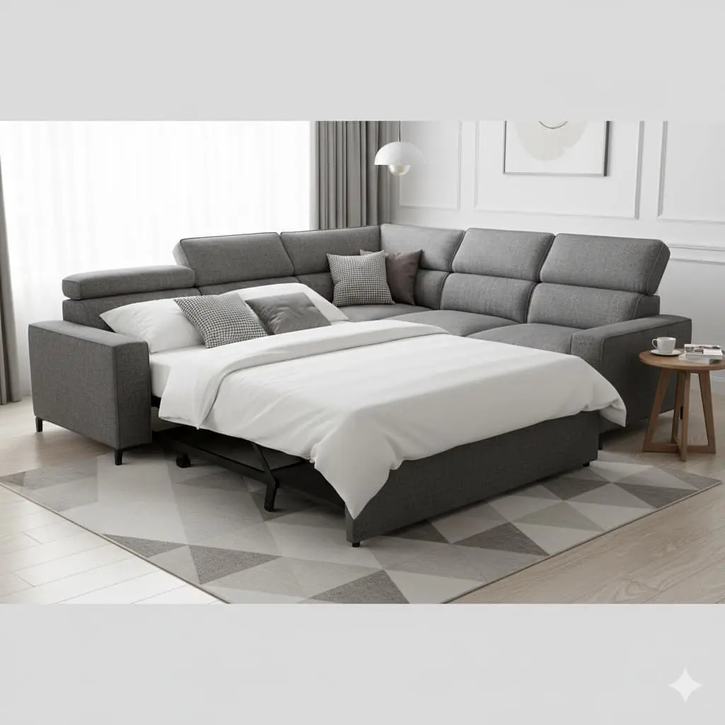 sectional with pull out bed