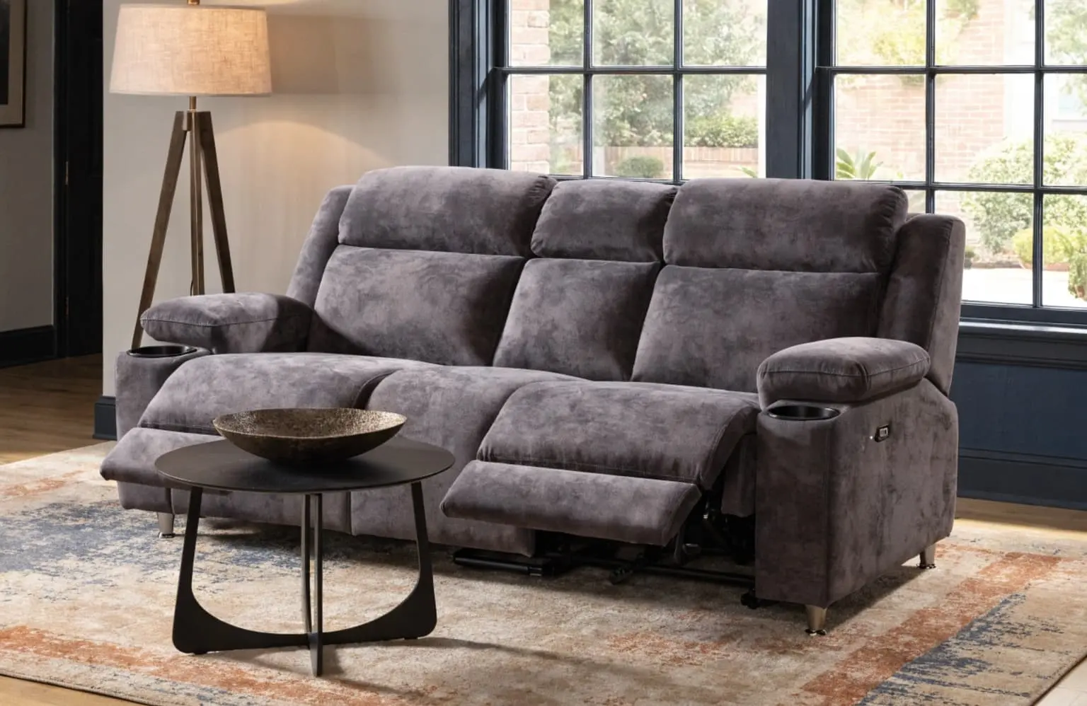 modern reclining couch