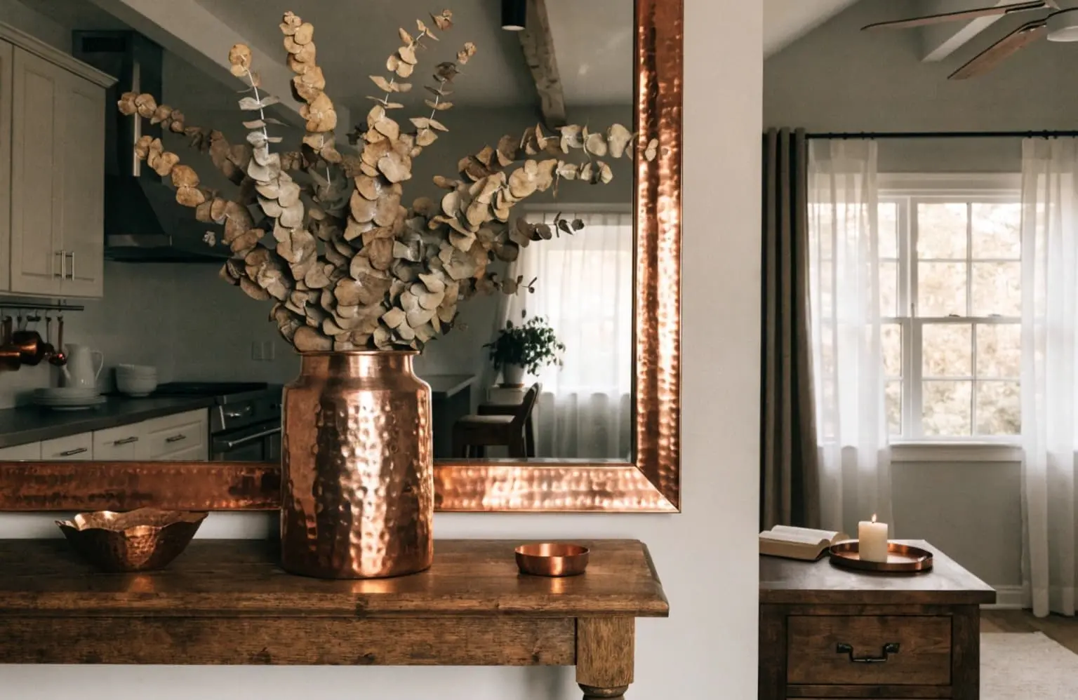 copper home accessories