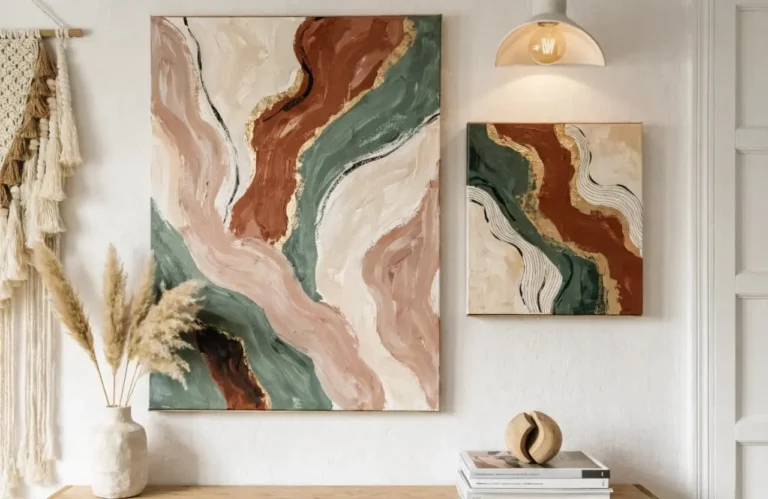 boho canvas wall art