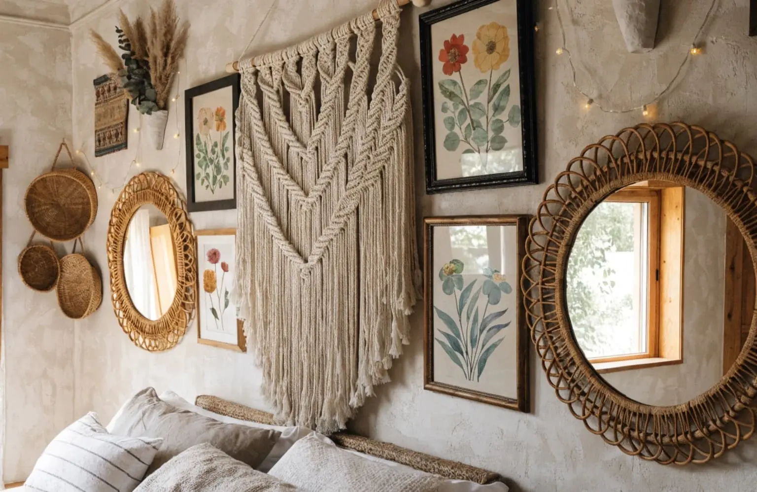 boho bedroom wall decor