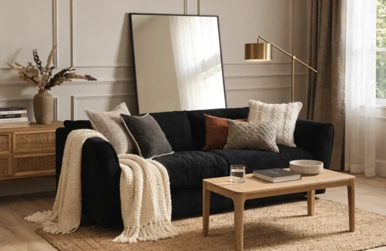 black sofa living room ideas